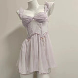 Sexy Pajamas Women Spring And Autumn Pure Lusty High-End Summer Small Breast Lace Sling Aja Syringe