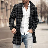 Printed Men's Coat 2025 New Wish Coat Station Wind