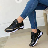 Sneakers Women's 2025 New Thick-Soled Coloring Casual Low-Top Sports Single