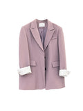 Xixi 2025 Spring New Temperament Long-Sleeved Small Suit Jacket Loose Casual Suit Tide