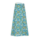 Desire Girl To Reduce The Age Of Sexy Hanging Neck More Wearing A Word Shoulder Tight Chest Vest Hottie Low-Waist Broken Flower Half-Body