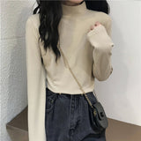 Zingj 2024 New Interior With Long-Sleeved T-Shirt Student Top Women's