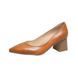 Women's Shoes 2025 New Autumn Korean Version Of The Pointed-Headed Single Shoes Women's Thick Heel Sexy High Heels Professional