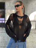And Summer New Loose Hooks Hole Hollow Design Beggar