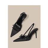 Bag Head Sandals Women 2025 Summer New Dress Cheongsam National Style Temperament Tip And Black High