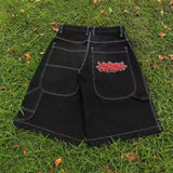 Denim Shorts Men's Spring / Summer 2024 Trendy Denim Trousers Loose Casual