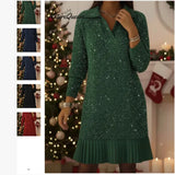 Autumn And Winter New Women's Pure Color Round Neck Long Sleeves With Splicing Trousers Set