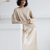 Sales Of Solid Color Round-Neck Sweater Women 2025 Burst Soft Knitted