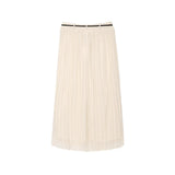 For Women's INS Burst Cascade Decoration Translucent Shirt + With Belt Hanging