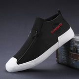 High Help Men's Shoes Canvas Shoes Men's Autumn Pedal Leisurely British High-Bong Shoes Men's