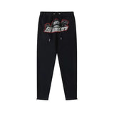 Rainbow Gradient Letter Tiger Head Printing Ins Trendy Sweater Trousers Jogging