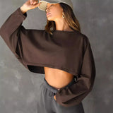 Elegant V-Neck Long-Sleeved Shirt Autumn
