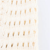 Women's Knitted Necked Necked Mini Dress For Summer