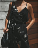 Tether Deep V-neck Strap Cotton Long