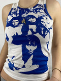 tank top with vintage girl