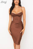 Quality Satin Bodycon Dress Women Party Dress 2023 New Year Dress Green Bodycon Dress Celebrity Evening Club Dress