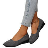 New Pointed Women's Shoes Large Size Shallow Slope Heel Single Shoes Bean Shoes Sports Casual Shoes