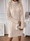 And Winter New High-Collared Collared Turtleneck Sweater Knitted Long-Sleeved