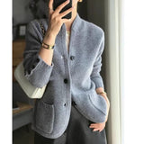 And Winter Sweater Women's Thick Short Coat Women's Clothing 2025 New European Beautiful Cotton Fashion