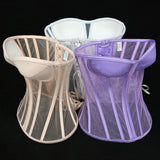 Single-Yarn Three-Dimensional Tector-Bo Corset Corset Corset Wedding Dress Bottom Perspective Cool Can Stand Up