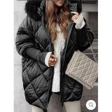 New Women's Explosive Temperament Winter Hooded Hoodie