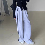 Side Contrasting Lace Track-pants- Outfit