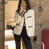Women Basic Vintage Casual All-match College Pockets Overcoats Designer Prevalent Ins Spring Fall Straight Trendy