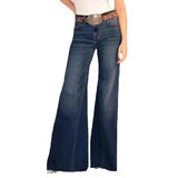 Vintage Wide-Leg Jeans Woman 211-0-Outfit