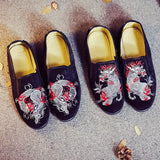 Zingj Shoe Box Men's Shoes Swing Embroidered Cloth Shoes Single Shoes Father Shoes Brother Shoes Flat Casual Walking