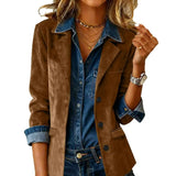 Shein Autumn And Winter Western Wind Imitation Leather Taut Locomotive Jacket