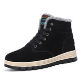 Men's Shoes Winter Plus Thick Snow Boots Trend High Help Martin Boots Men's Cotton Shoes Warm Casual