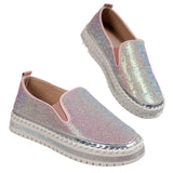 And Autumn 2025 New Lefu Shoes Thick Sole Lazy One Foot Pedal Drilling Shoes Women's Flat-Bottomed