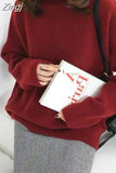 for Women Fashion Autumn Winter Korean Fashion Loose Knitwear Long Sleeve Casual Women's Turtleneck 2023