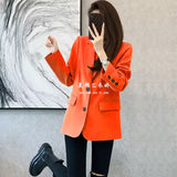 Zingj Spring And Autumn New Small Suit Jacket Female Hot Style Temperament Leisure Slim Show Thin Students Small Suit