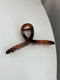 Large Morandi Color Hair Claw Clip-Outfit