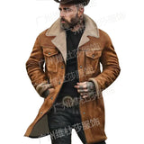 Autumn And Winter Men's Coat Velvet Jacket More Pocket Coat More