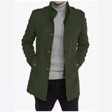 New Hair, The Man's Coat, The Long Zipper Coat In The Long-Winded Coat And The Two Open