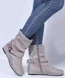 Women's Boots 40-43 Direct Autumn And Winter Sleeve Flat And Knight Boots