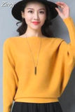 Femme Autumn Winter Women Sweater Batwing Sleeve Jersey mujer Oversized Jumper Slash Neck Women's Knitted Sweaters