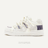 Shoe Destruction Series Of Small White Shoes Men And Women The Same Couple Bread Shoes Men's Shoes Men's
