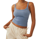 New 10-Color Optional Knitted Pure Desire Sling With Vest Repair Y2K Hot Girl Women's