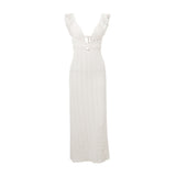 Zingj Summer New Fashion Sexy Temperament Bubble Wave High Waist Slim Show Thin Dress