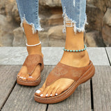Summer Large-Size Jacket Toes Wearing Beach Sandals Flat Bottom And Slippers