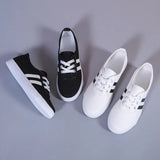 Spring And Summer Breathable Canvas Shoes Board Shoes Korean Version Of Students Flat-Bottomed Small White Shoes In Shoes Children's Net
