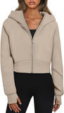 Korean Version Of The Autumn And Winter 2025 Version Of The Fashion Hooded Pocket Zipper Plus Velvet