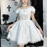 Autumn And Winter Women's Temperament Lace Splicing Sling Net Sexy Fashion