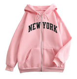 New Zipper Hoodie Los Angeles California Coat