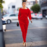 Zingj New Women's Wear Autumn And Winter Urban Leisure Two-Piece