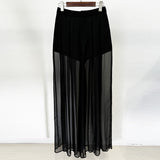 Early Spring New Star Fashion Mesh Splicing Heavy Industry Nail Bead Jacket Chiffon