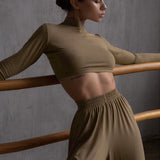 Home Sports Suit Women 2025 Summer And Autumn New Women's Long-Sleeved Broad-Legged